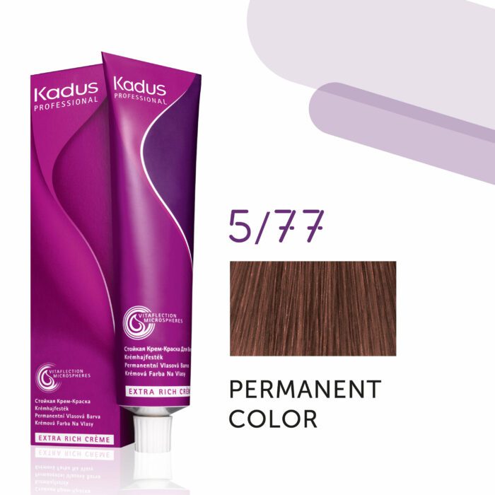Coloration Kadus 5/77 chatain clair marron intense